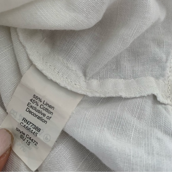 Madewell Arrow Stitch Peasant Top Size XS - Picture 8 of 10